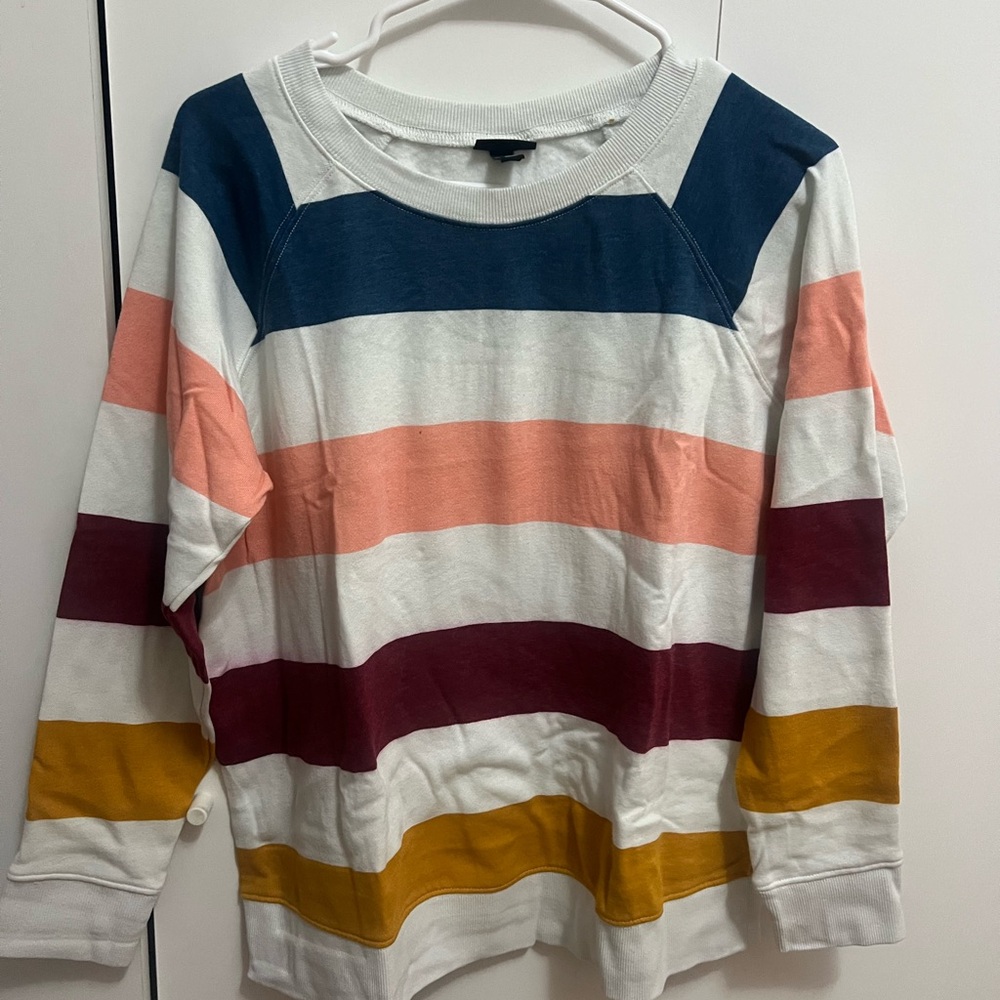 Stripe sweater.multi color